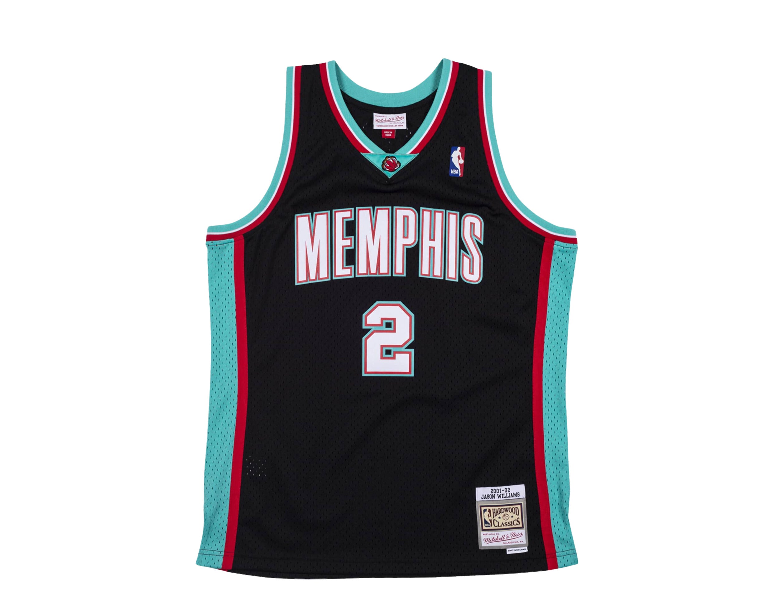 Mitchell & Ness NBA Swingman Memphis Grizzlies 2001-02 Jason Williams Men's Jersey