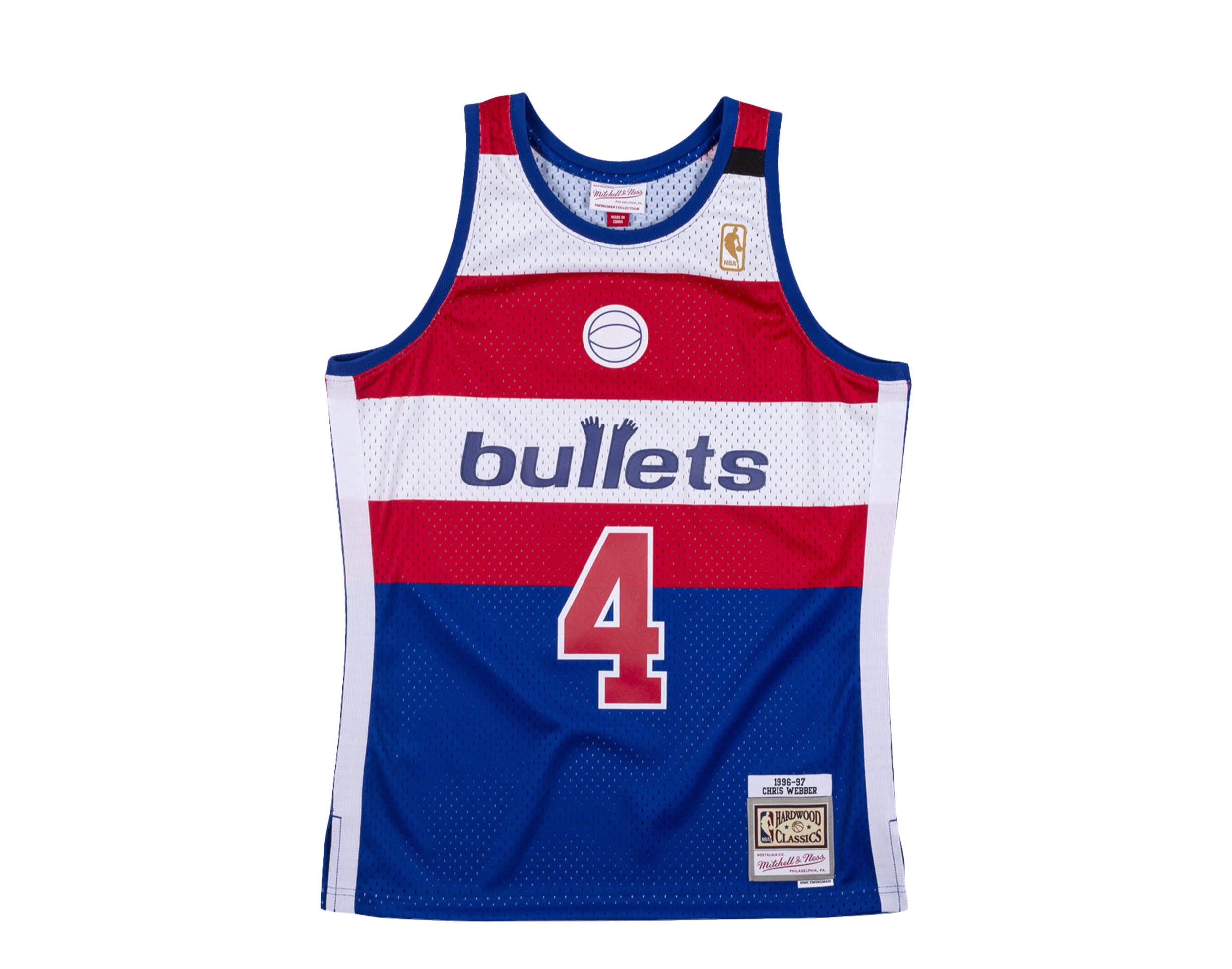 Mitchell & Ness NBA Swingman Washington Bullets 1996-97 Chris Webber Men's Jersey