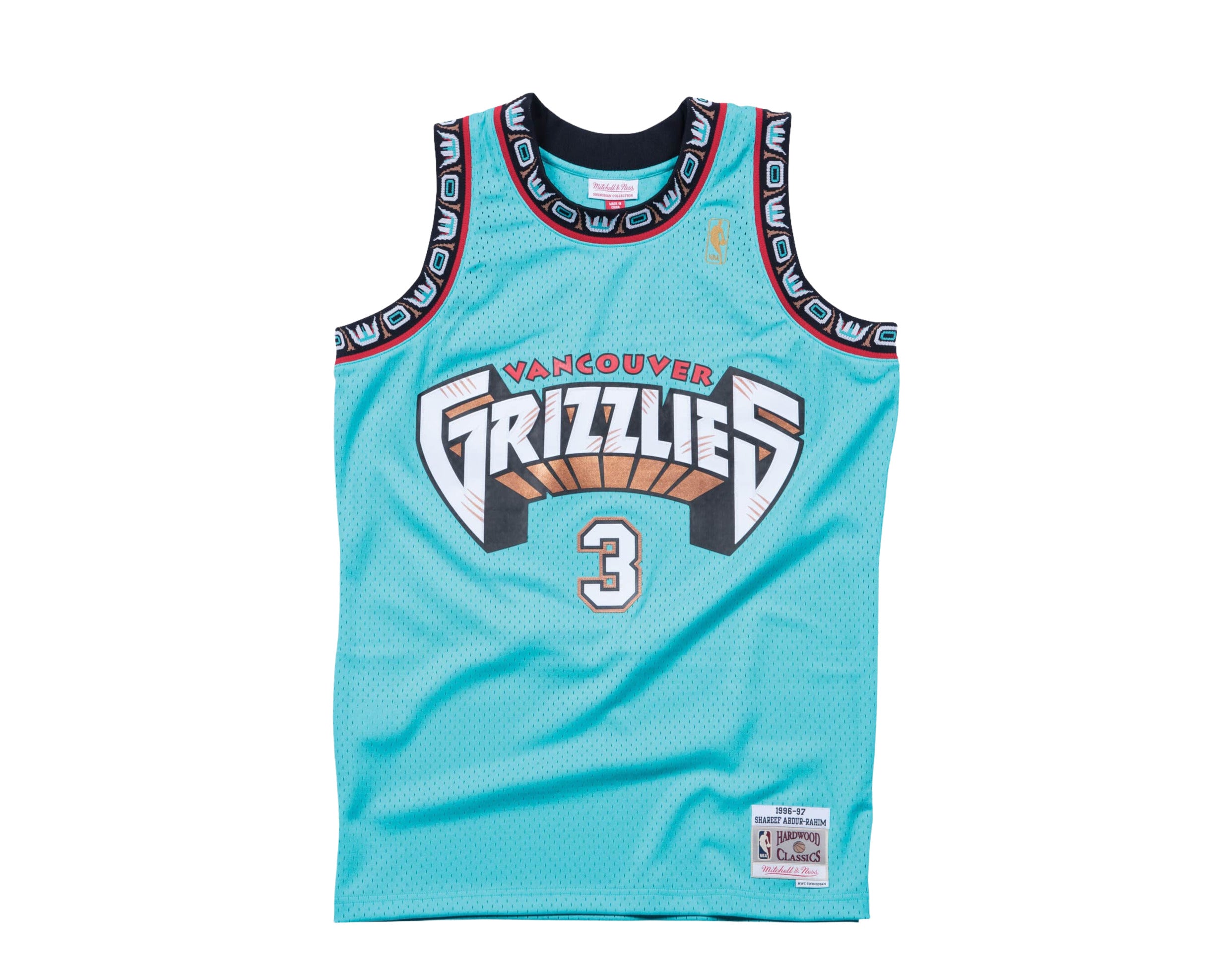 Mitchell & Ness NBA Swingman Vancouver Grizzlies Road 1996-97 Shareef Abdur-Rahim Men's Jersey