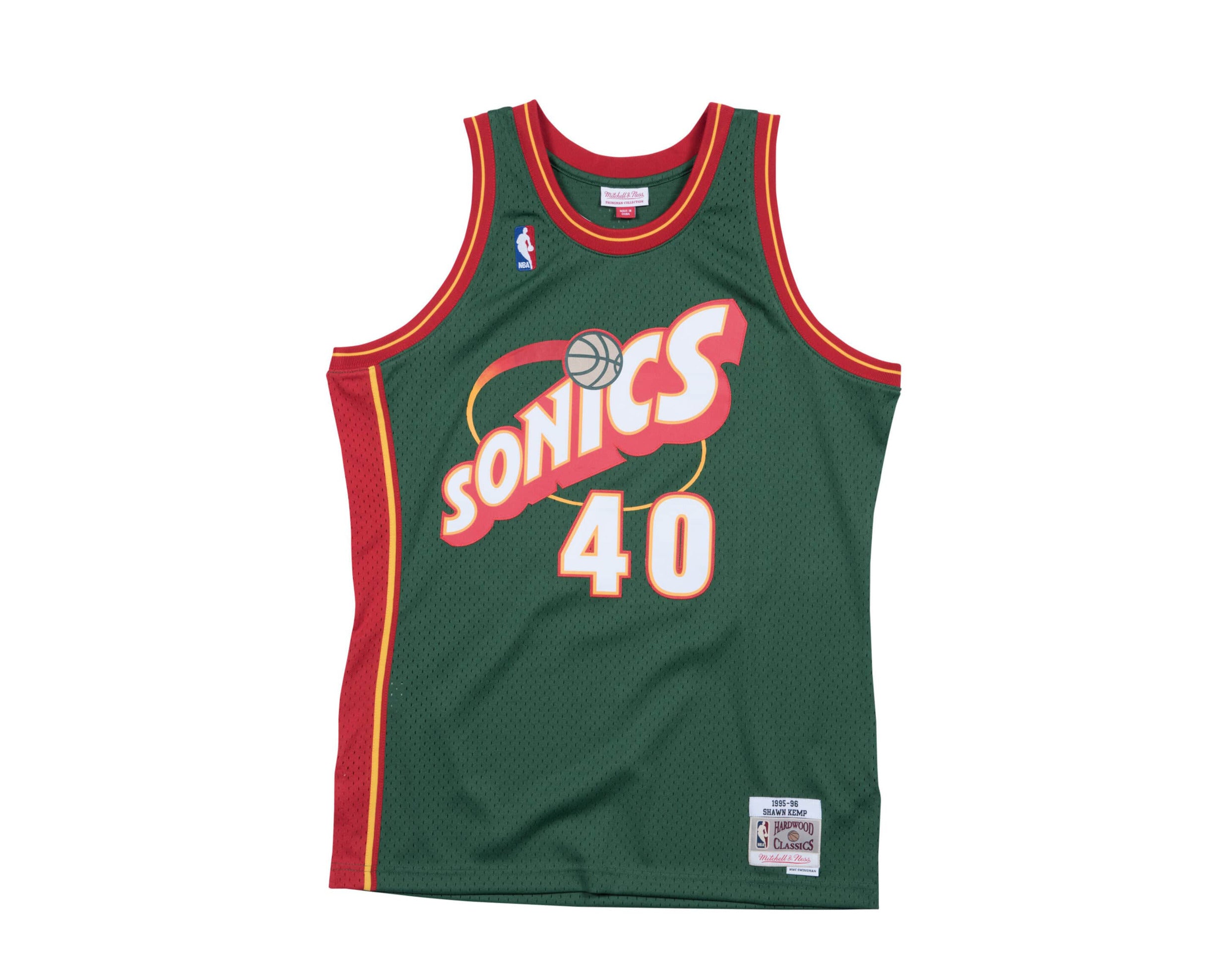 Mitchell & Ness Swingman Seattle SuperSonics Road 1995-96 Shawn Kemp Jersey