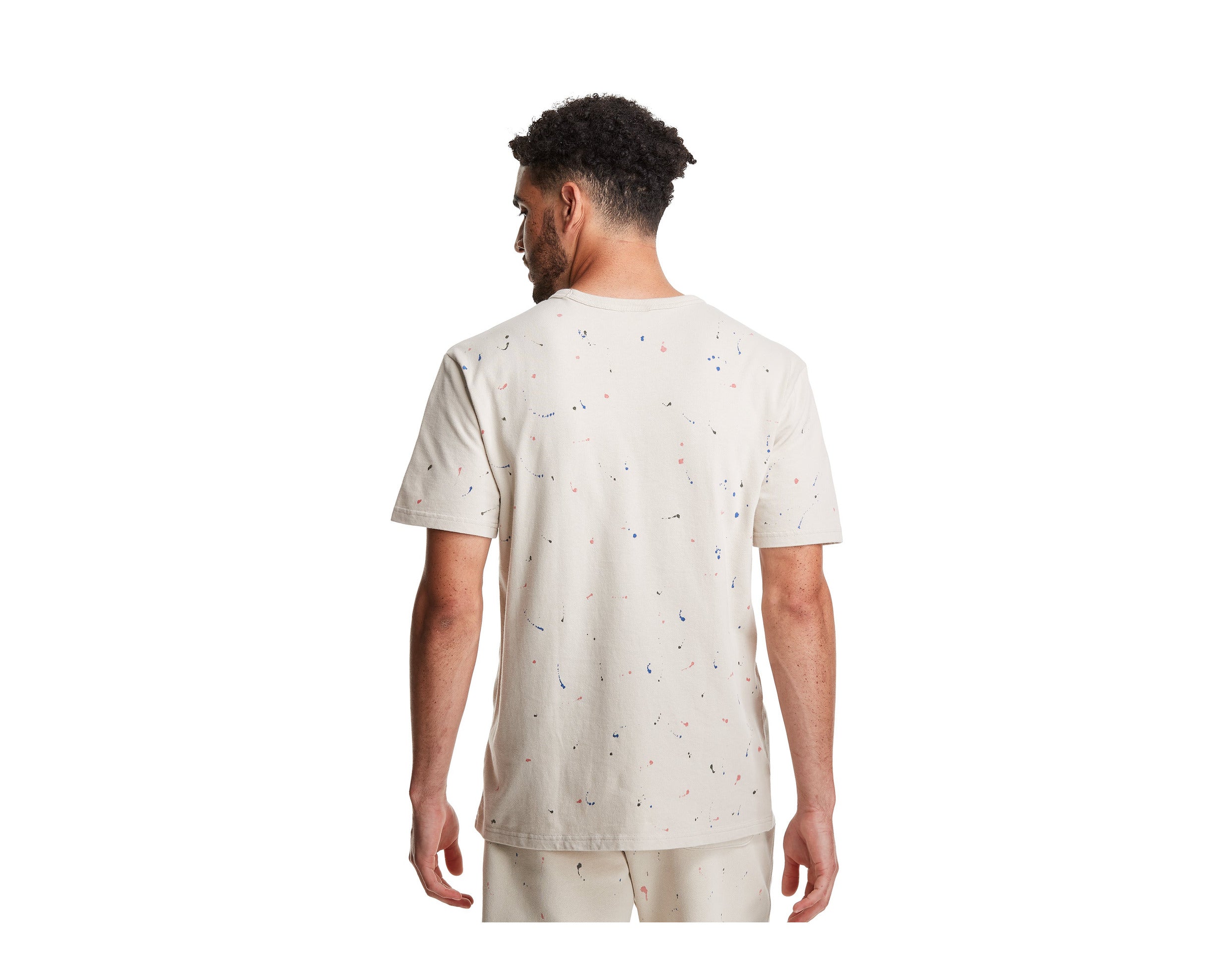 Champion C-Life Heritage Paint Splatter Short Sleeve Men's Tee Shirt