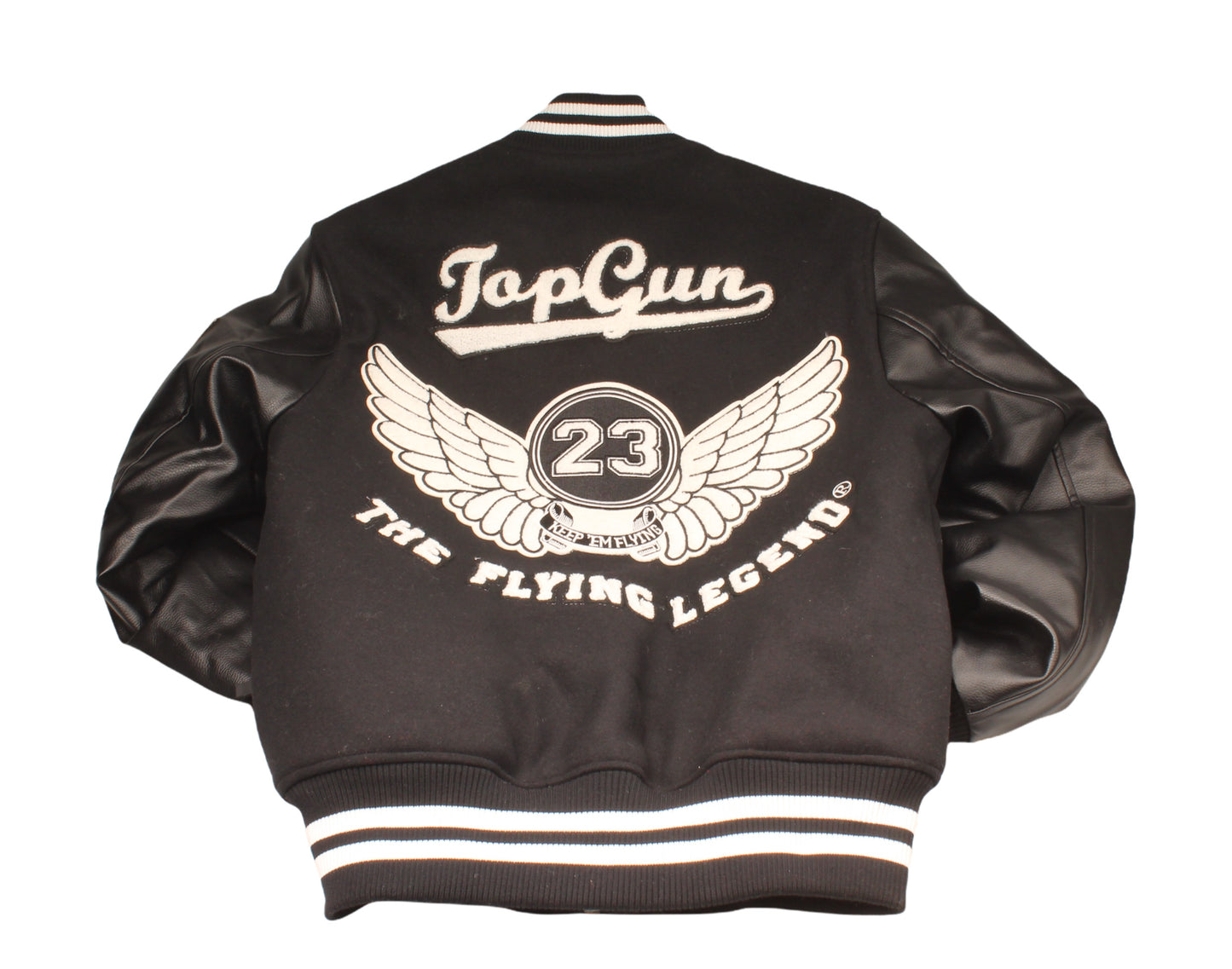 Top Gun The Flying Legend Varsity Jacket Red