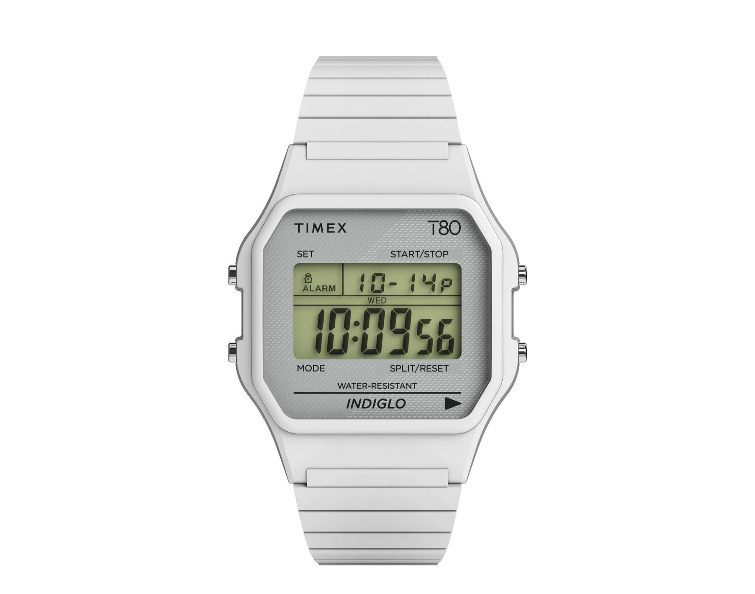 Timex T80 34mm Stainless Steel Expansion Band Watch