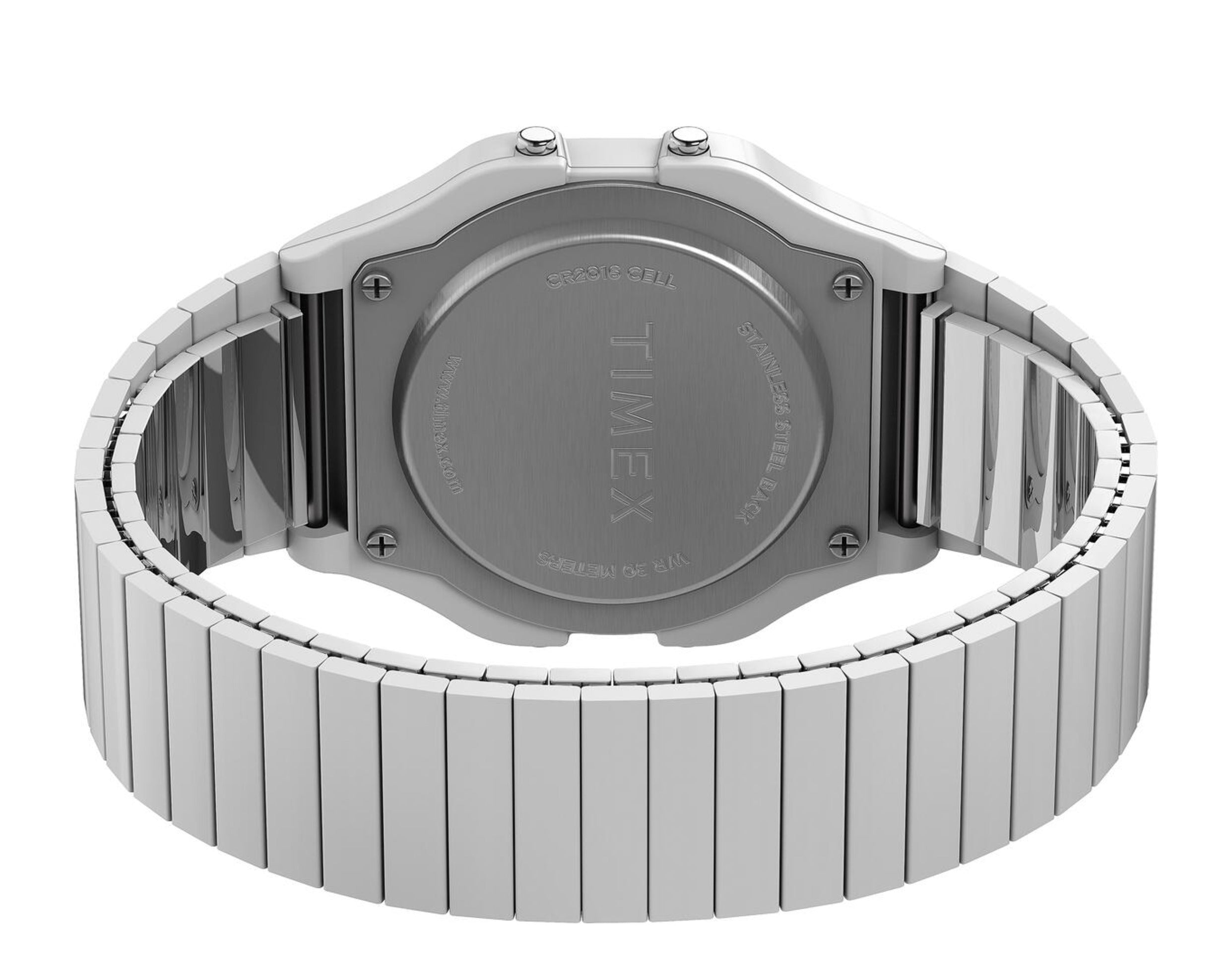 Timex T80 34mm Stainless Steel Expansion Band Watch