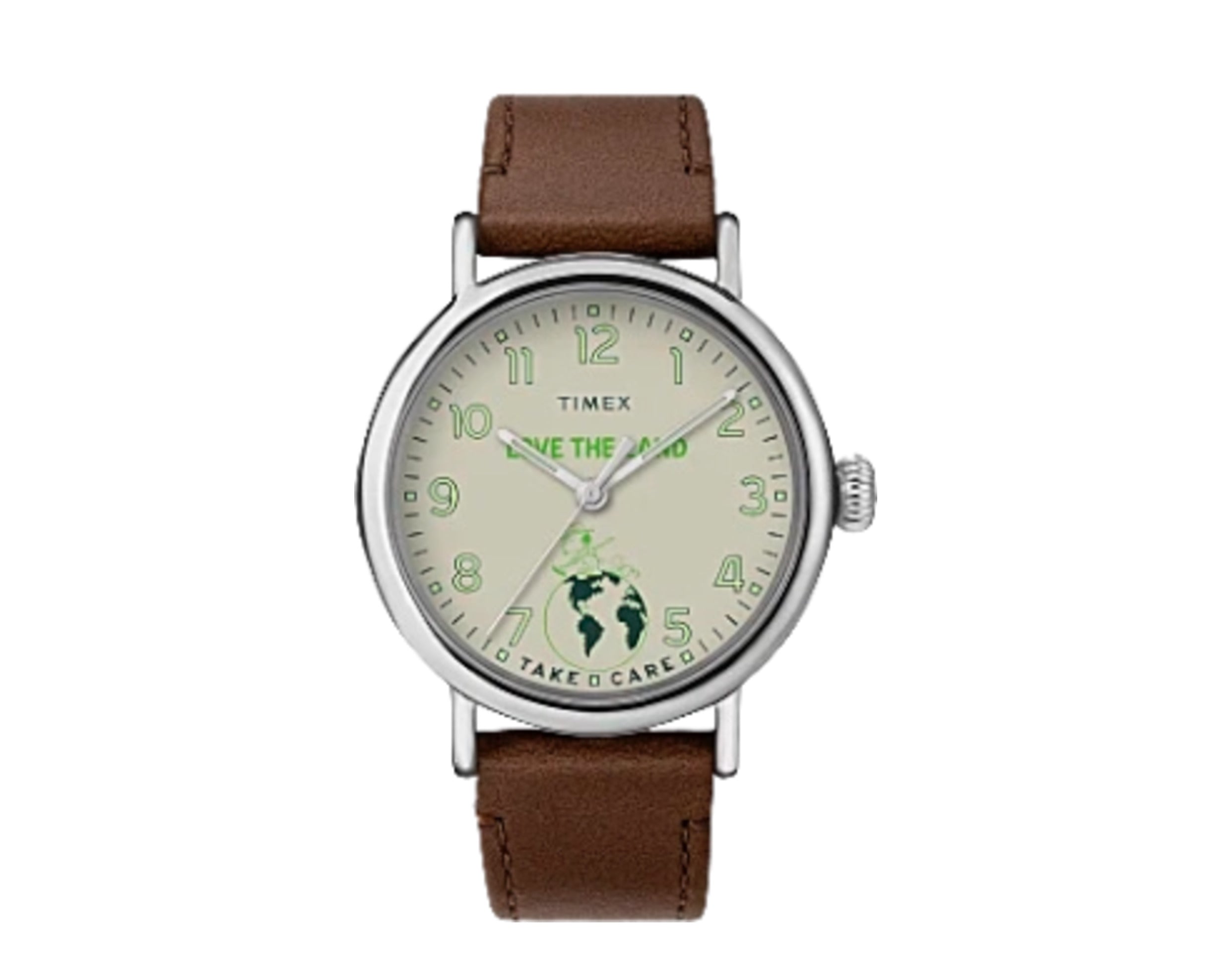 Timex Standard x Peanuts Take Care 40mm Leather Strap Watch