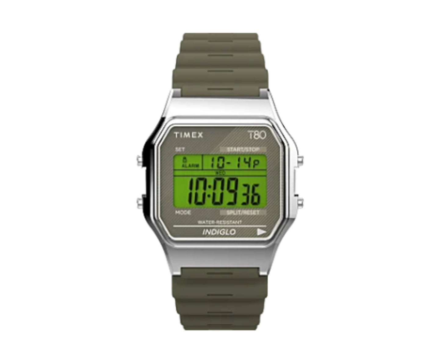 Timex T80 34mm Resin Strap Watch