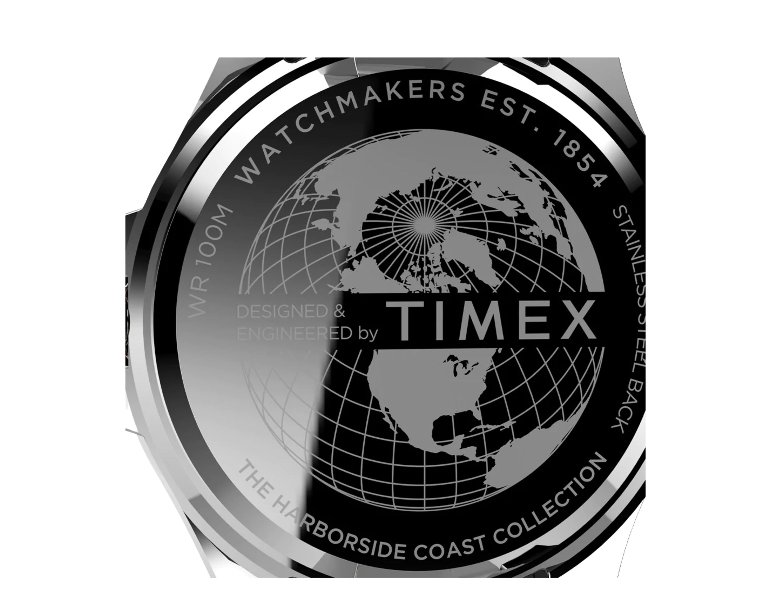 Timex Harborside Coast 43mm Two-Tone Steel Bracelet Watch