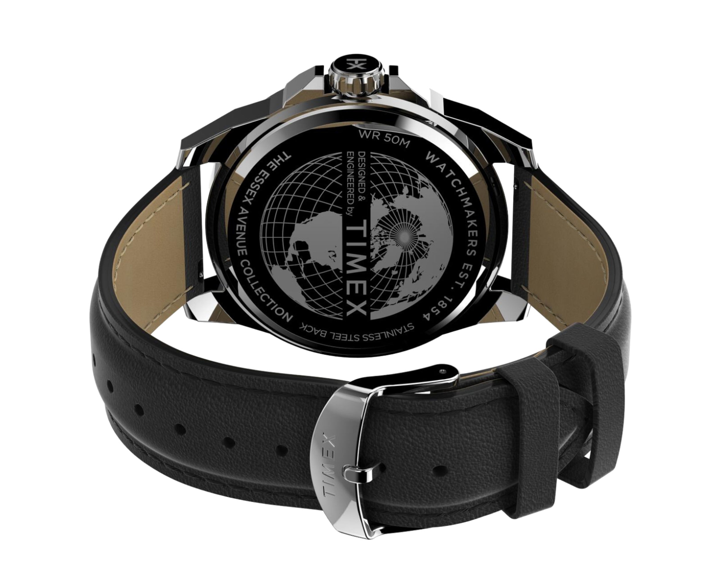 Reloj Hombre Timex ESSEX AVENUE Negro (Ø 44 mm) 