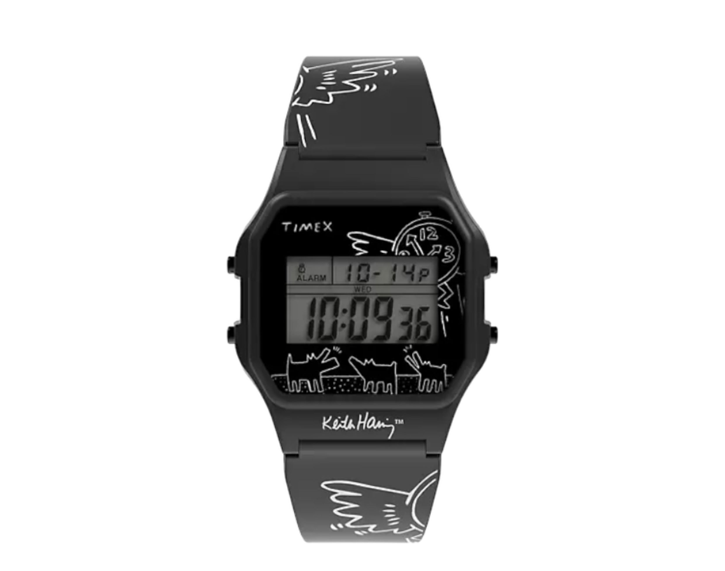 Timex x Keith Haring 34mm Resin Digital Watch